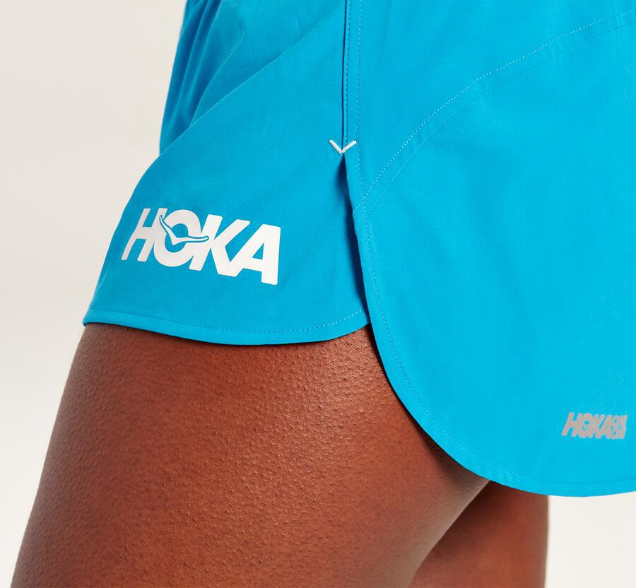 Hoka One One Performance Shorts Dam - Blå - TWMIR-0214